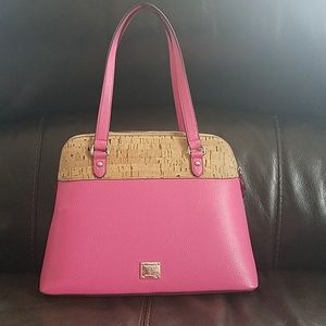 Ralph Lauren pink cork purse